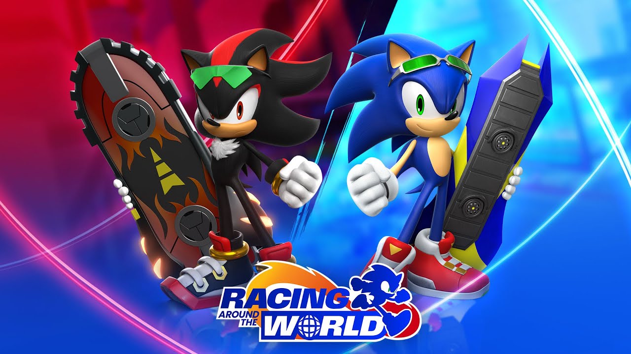Sonic Forces Speed Battle - Extreme Gear Sonic Vs Extreme Gear Shadow Racing Around The World Event!