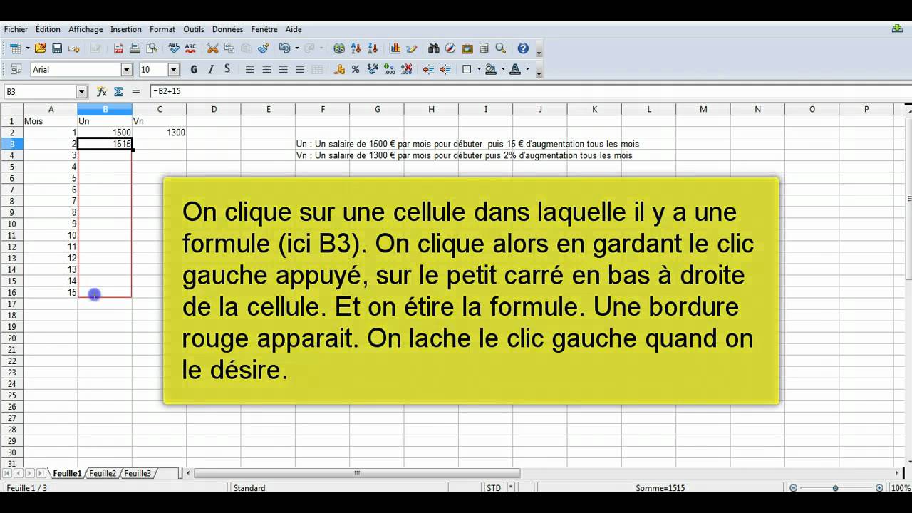 Open Office Classeur