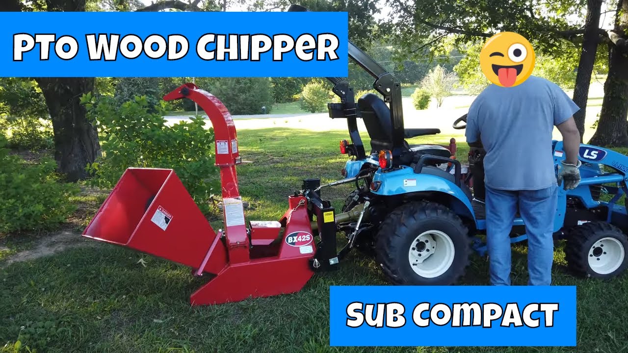 My First Try PTO Wood Chipper Shredder from Titan Attachments