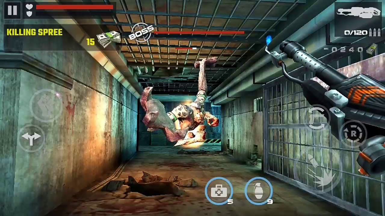 Dead Target | Boss Prison killed by Flamethrower