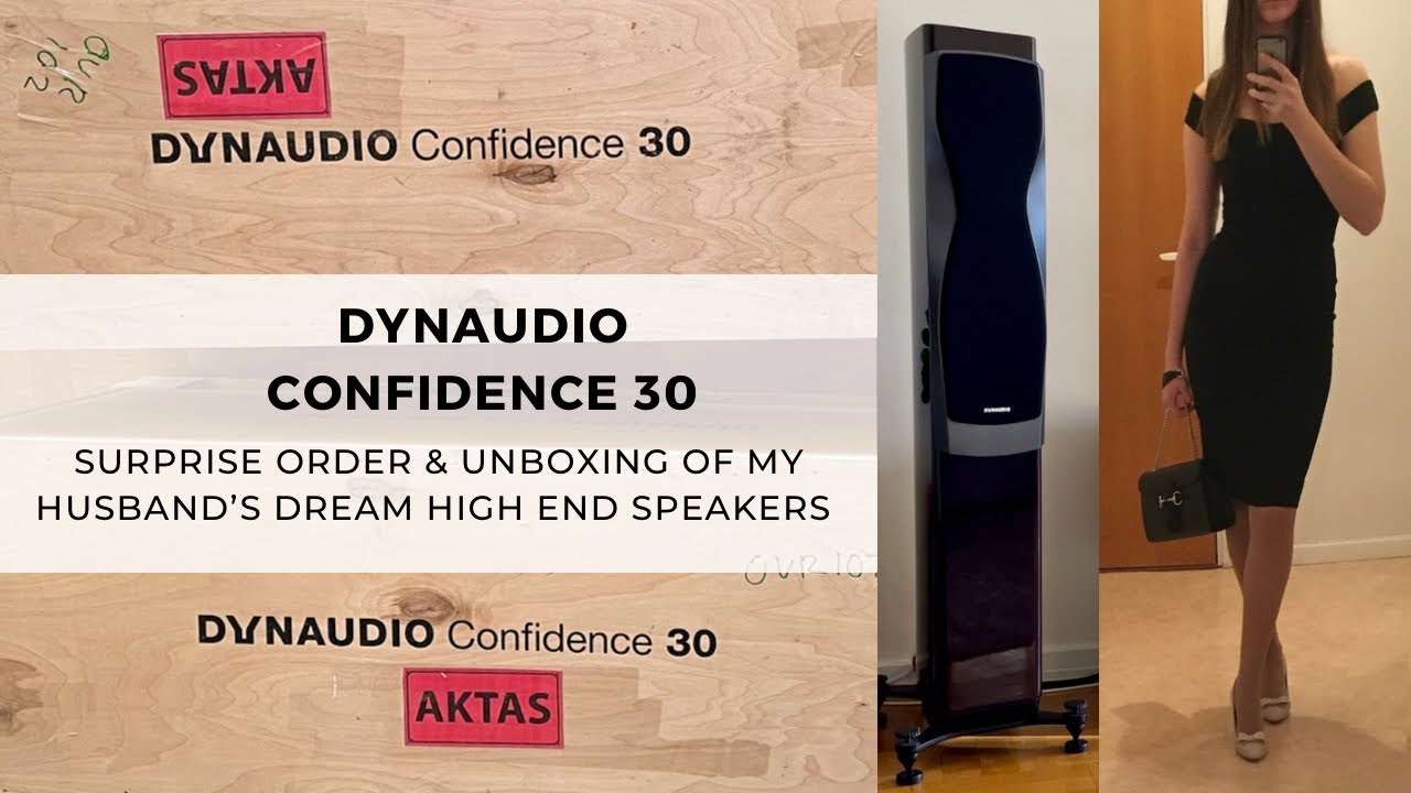Распаковка акустических систем Dynaudio Confidence 30 High End | Обзор дизайна | Удивите мужа-ауд...