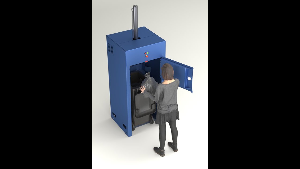 BTS-240 M&uuml;llverdichter | Bin Compactor