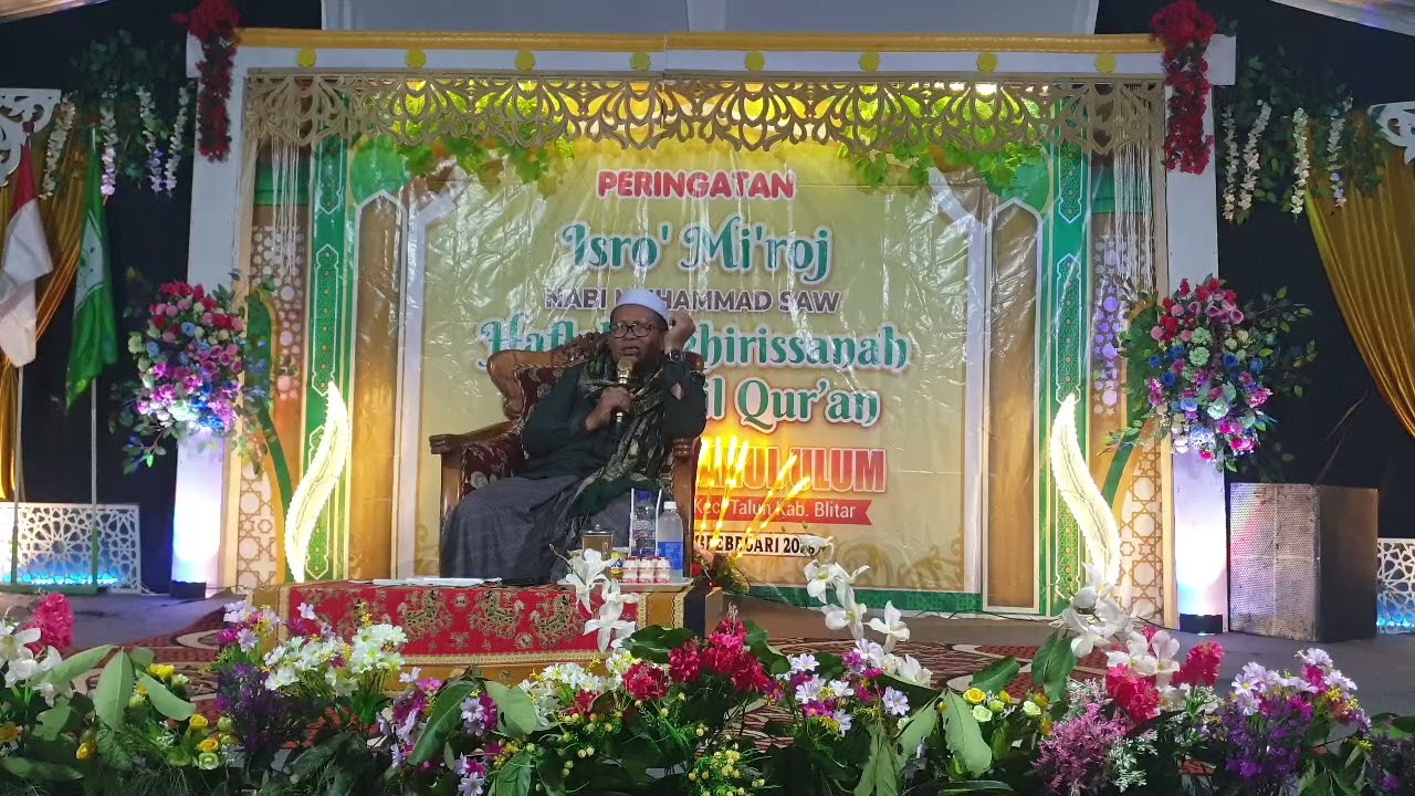 Pengajian Akbar Ustadz Choirul Yasa' dari Ngaglik Srengat - Haflah Akhirissanah MDT Bustanul Ulum