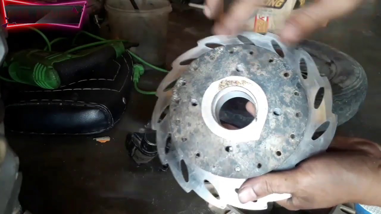 Cara hemat membuat cakram vespa sendiri