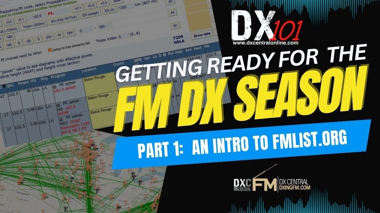 DX 101 | Preparing for the FM DX Season, Part 1:  An Introduction to FMlist.org
