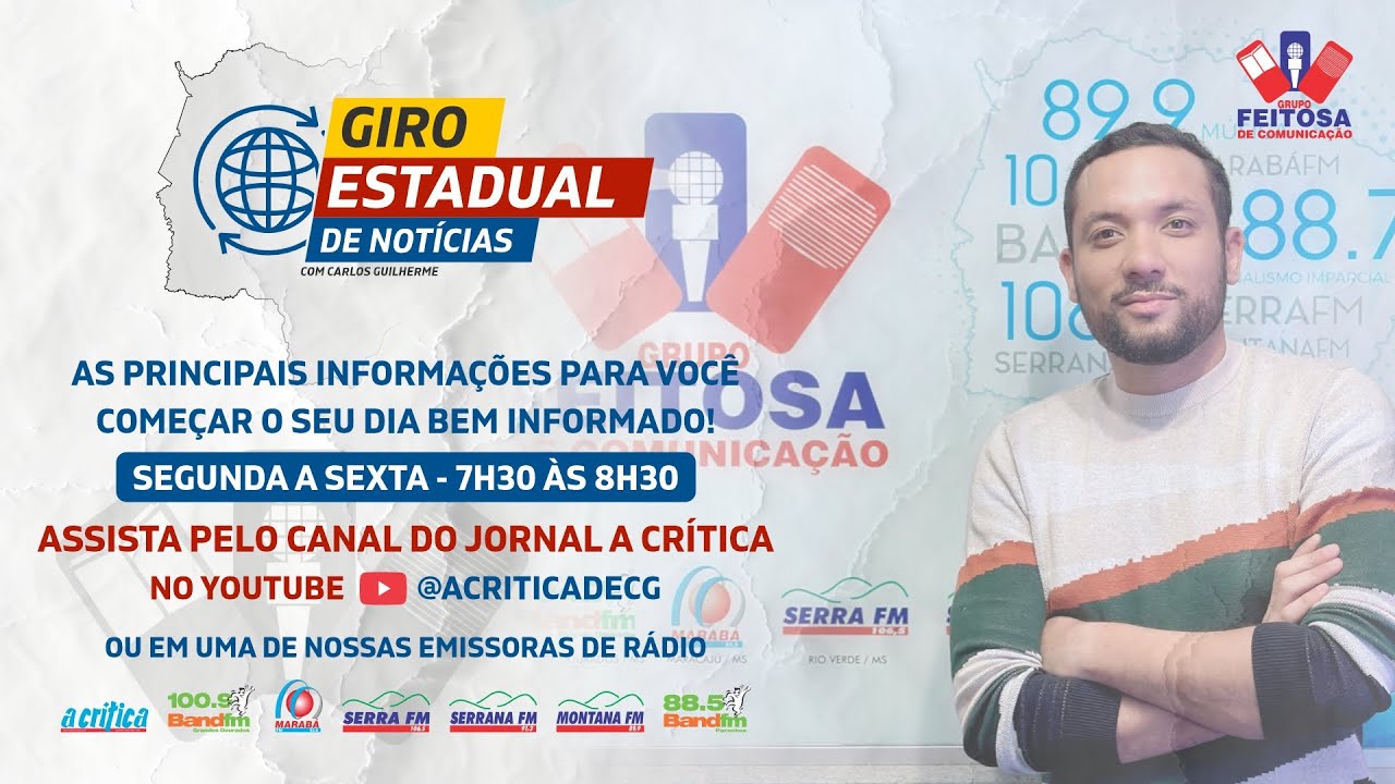 [AO VIVO] Giro Estadual de Notícias destaca certificação internacional em DNA