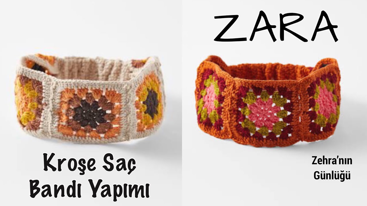 Kroşe Saç Bandı Yapımı - Zara Saç Bandı Yapımı- Zara’da 99 TLlik Saç Bandını 10 tlye Yapabilirsiniz