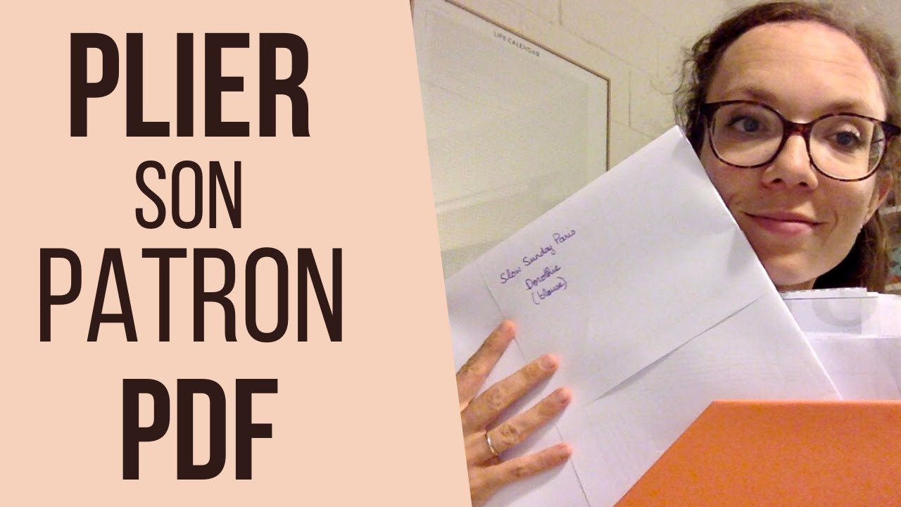 TUTO : plier son patron PDF, assemblage de feuilles A4.