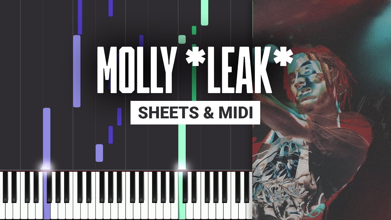 molly (leaked) - Playboi Carti - Piano Tutorial + MIDI