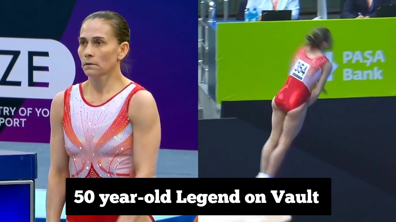 50 year-old Legend Oksana Chusovitina makes Vault Final at Baku World Cup 2026