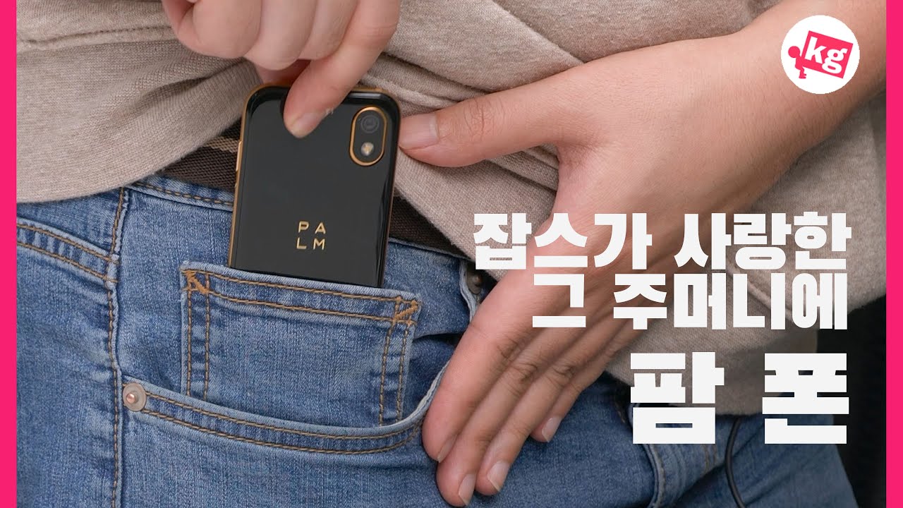 잡스가 사랑한 그 주머니에... 팜 폰....
