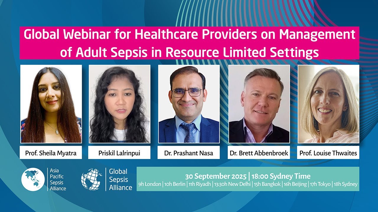 Global Webinar for Healthcare Providers on Management of Adult Sepsis in Resource Limited Settings