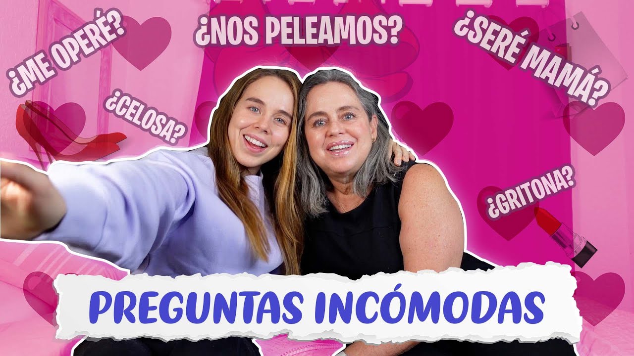 Madre e hija respondiendo preguntas incómodas