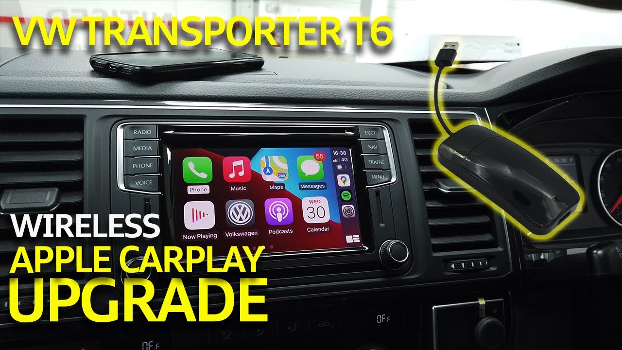 Беспроводная поддержка Apple CarPlay на вашем Volkswagen Transporter T6