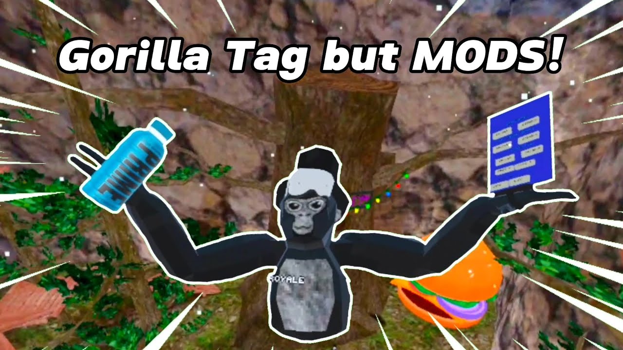 Эта игра — Gorilla Tag с модами! (Omny Tag)