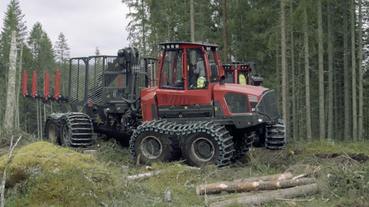 Komatsu 951xc/C164 och Komatsu 895 demonstration.