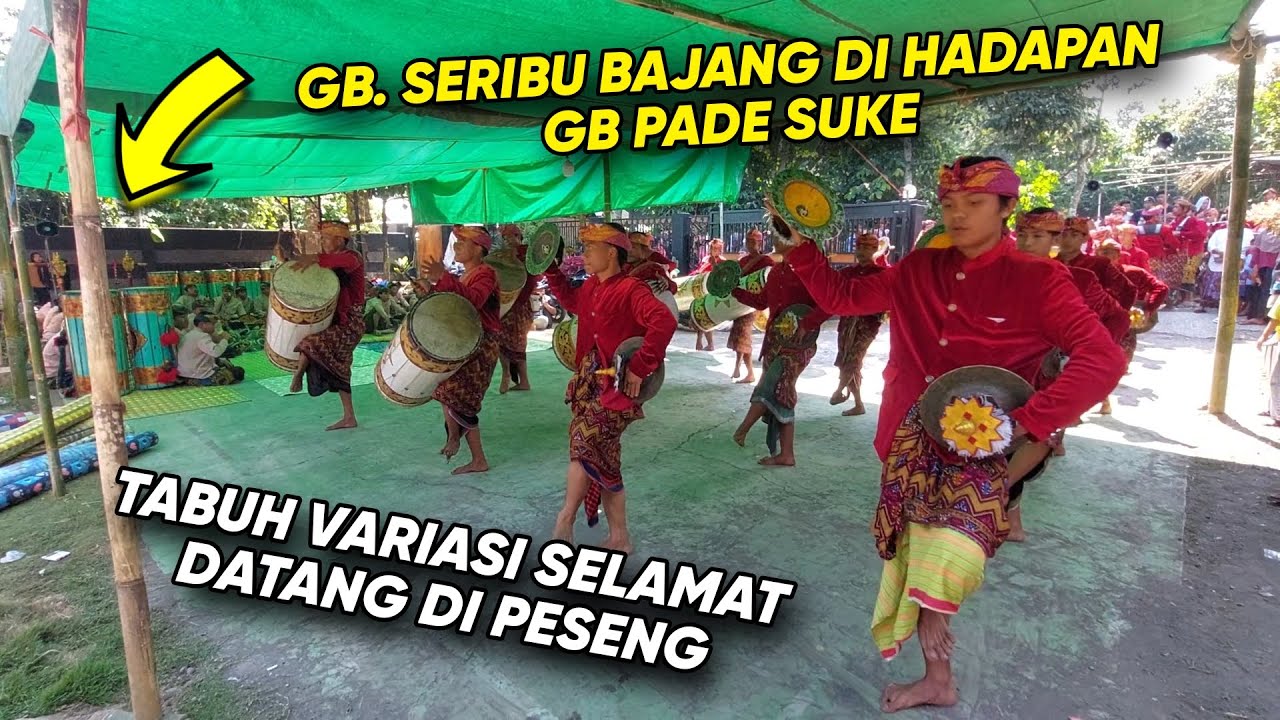 KREASI GENDANG BELEQ SERIBU BAJANG DI DEPAN GB PADE SUKE SAAT DI PESENG