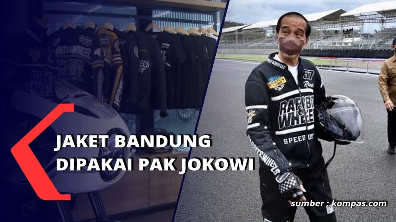 Jaket Jokowi di Sirkuit Mandalika Ternyata Produk Bandung