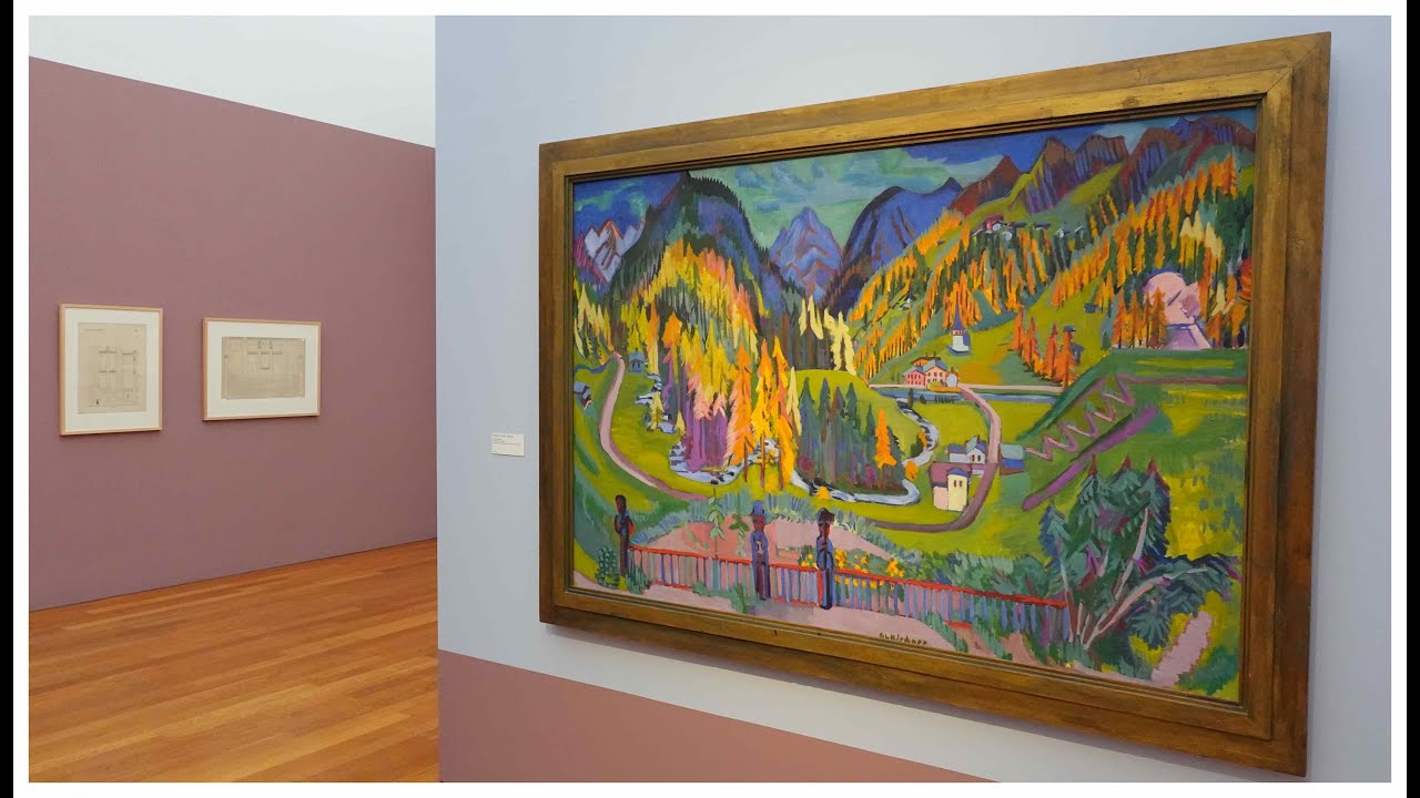 Ernst Ludwig Kirchner   ,,Zum Schein Architektur''  Kirchner-Museum in Davos