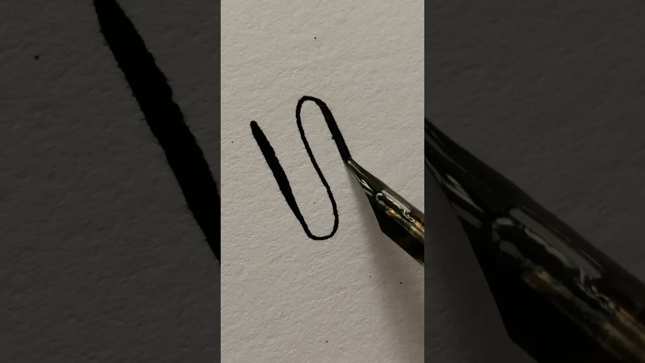 Prepping New Calligraphy Nib For Dip Pen🖋️ 