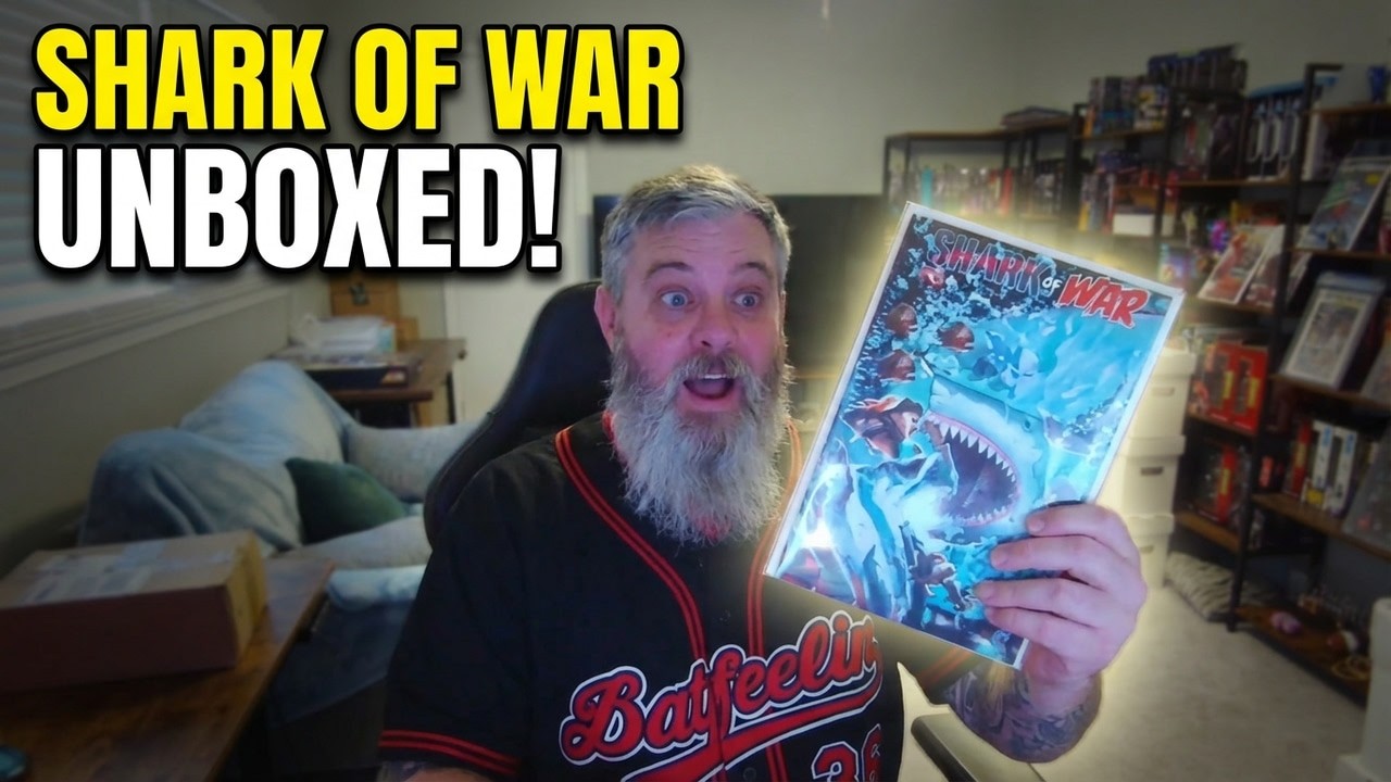 Unboxing Shark of War - Ben Lacy's New Comic!