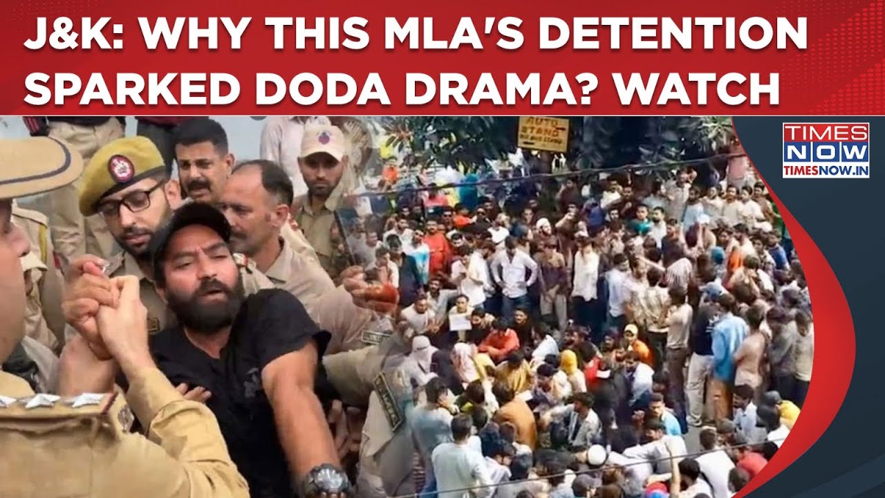 J&K: This MLA's Detention Triggers Dramatic Protest In Doda| Security Beefed Up, Why The Tensions?