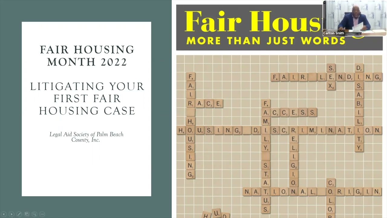 Litigating Your First Fair Housing Case