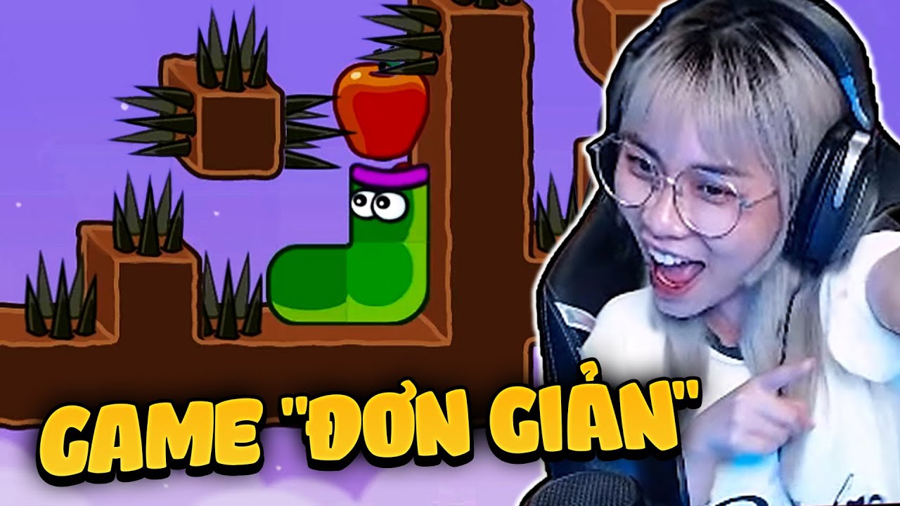 Apple Worm | Game trí tuệ dễ, đôi khi khó. Misthy nghiệm ra chân lý tình yêu?!