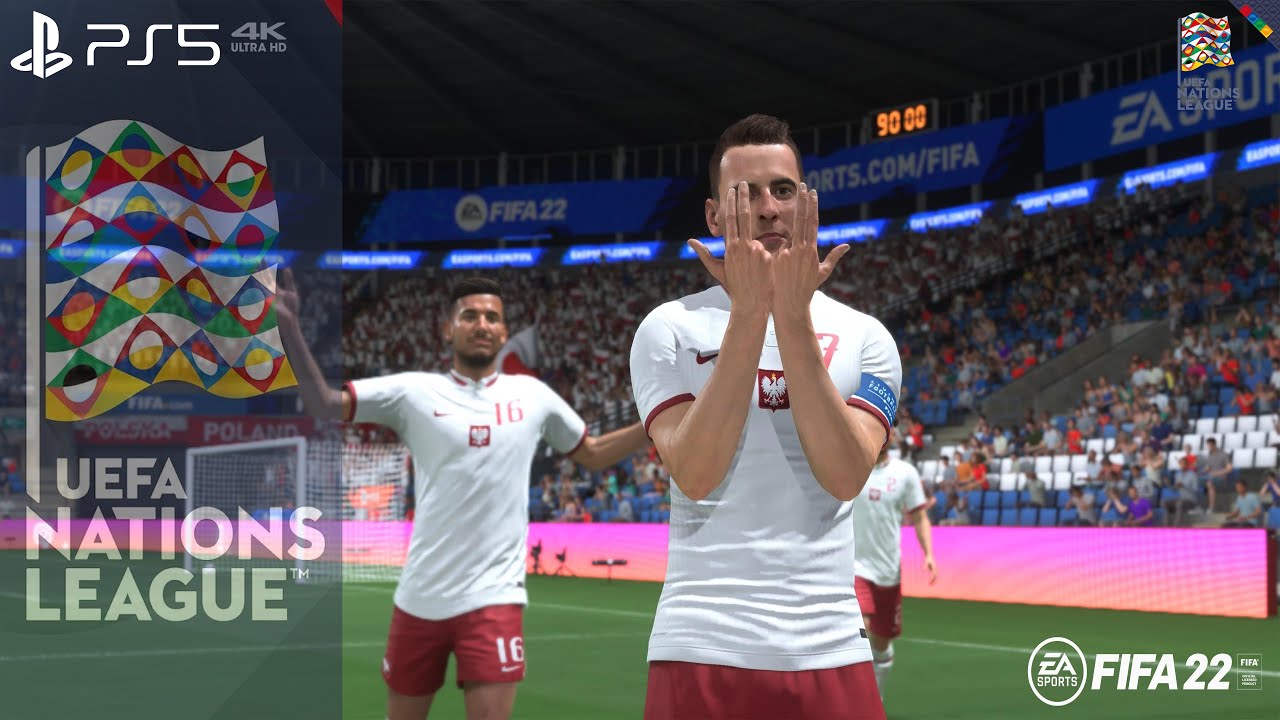 FIFA 22 - Wales vs Poland UEFA Nation League 2022 Full Match 4K HDR PS5 Gameplay