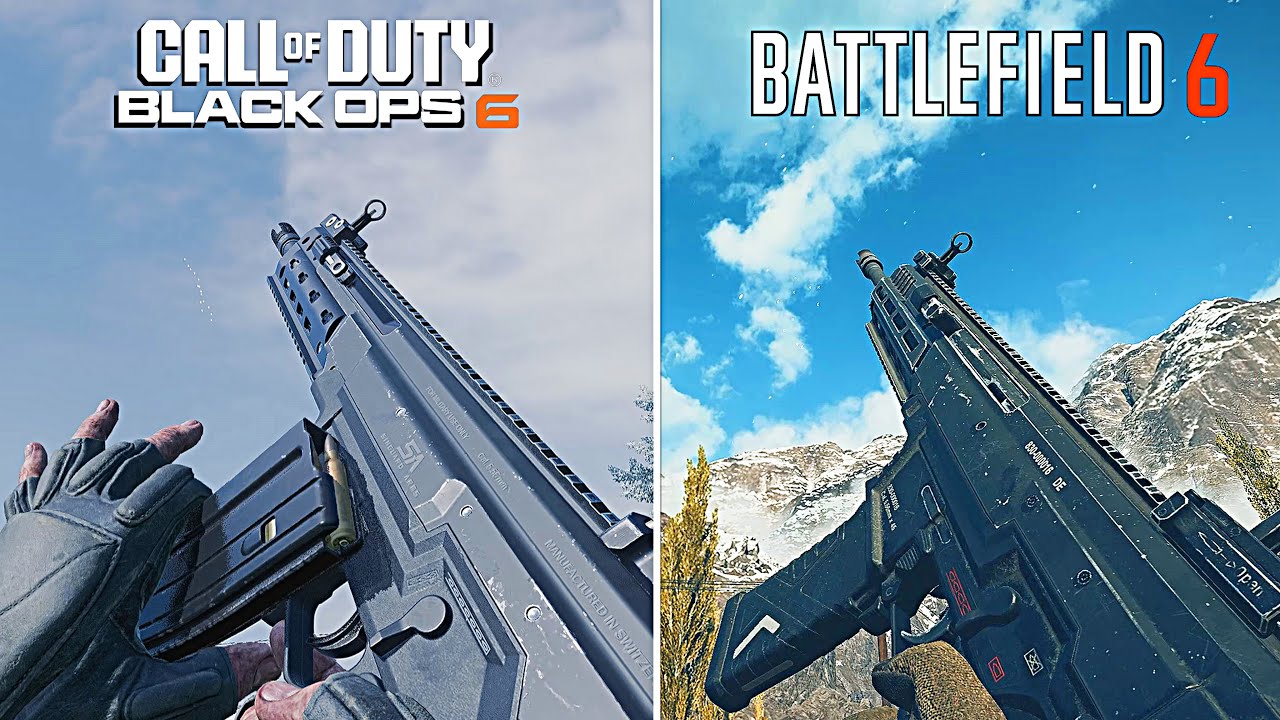 Battlefield 6 vs Cod: Black Ops 6 - Weapons Comparison