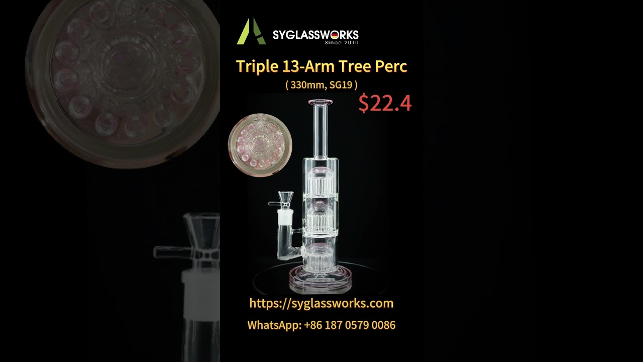 Triple 13 Arm Tree Perc 330mm