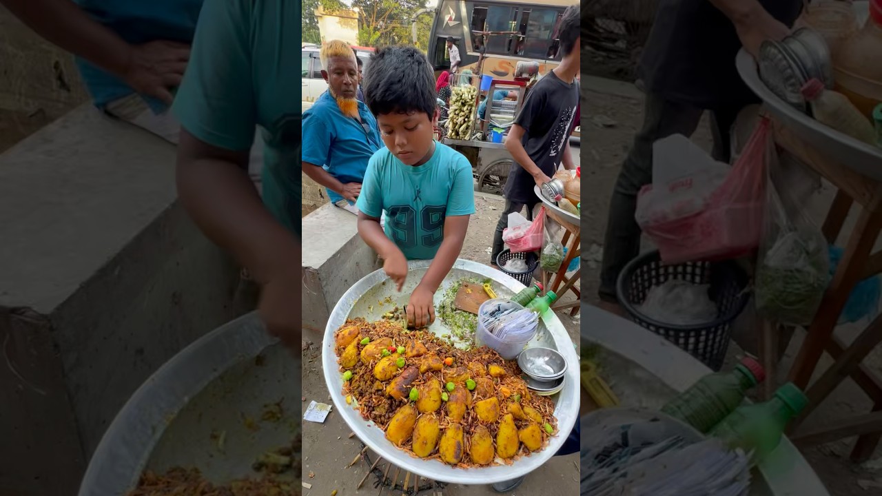 7 Years old Kid Selling Chana Chaat on Street #shorts