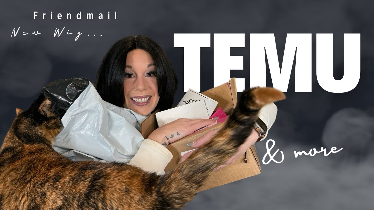 New Wig, temu, Friend mail & More! #wigs #temustyle #temuhaul #temu #temufinds