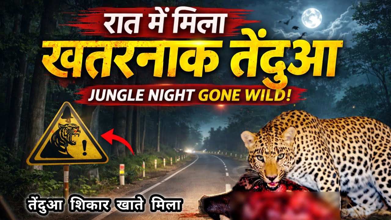 Into the Wild: Unbelievable Leopard Sighting near Jim Corbett | Leopard hunts cow