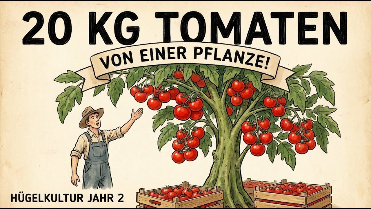 Schluss mit Hochbeeten! Diese 300 Jahre alte Methode liefert 3x mehr Nahrung (OHNE Gießen!)