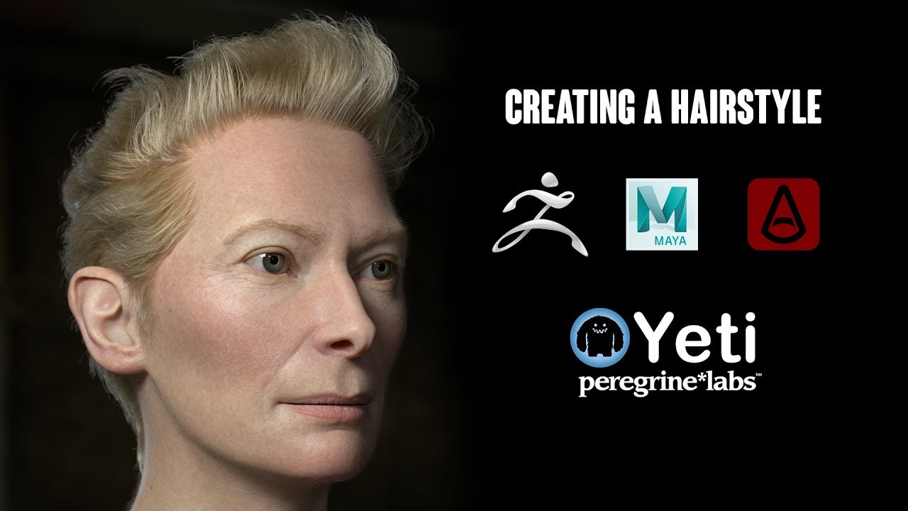 Creating a Hairstyle with Yeti Maya & Zbrush
