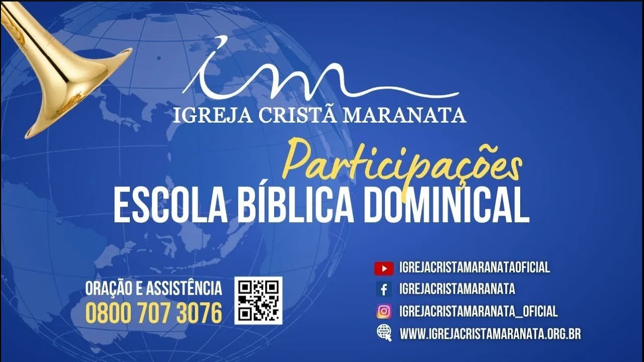 01/02/2026 - [Participações 9h30] - Igreja Cristã Maranata - Participações Escola Bíblica Dominical