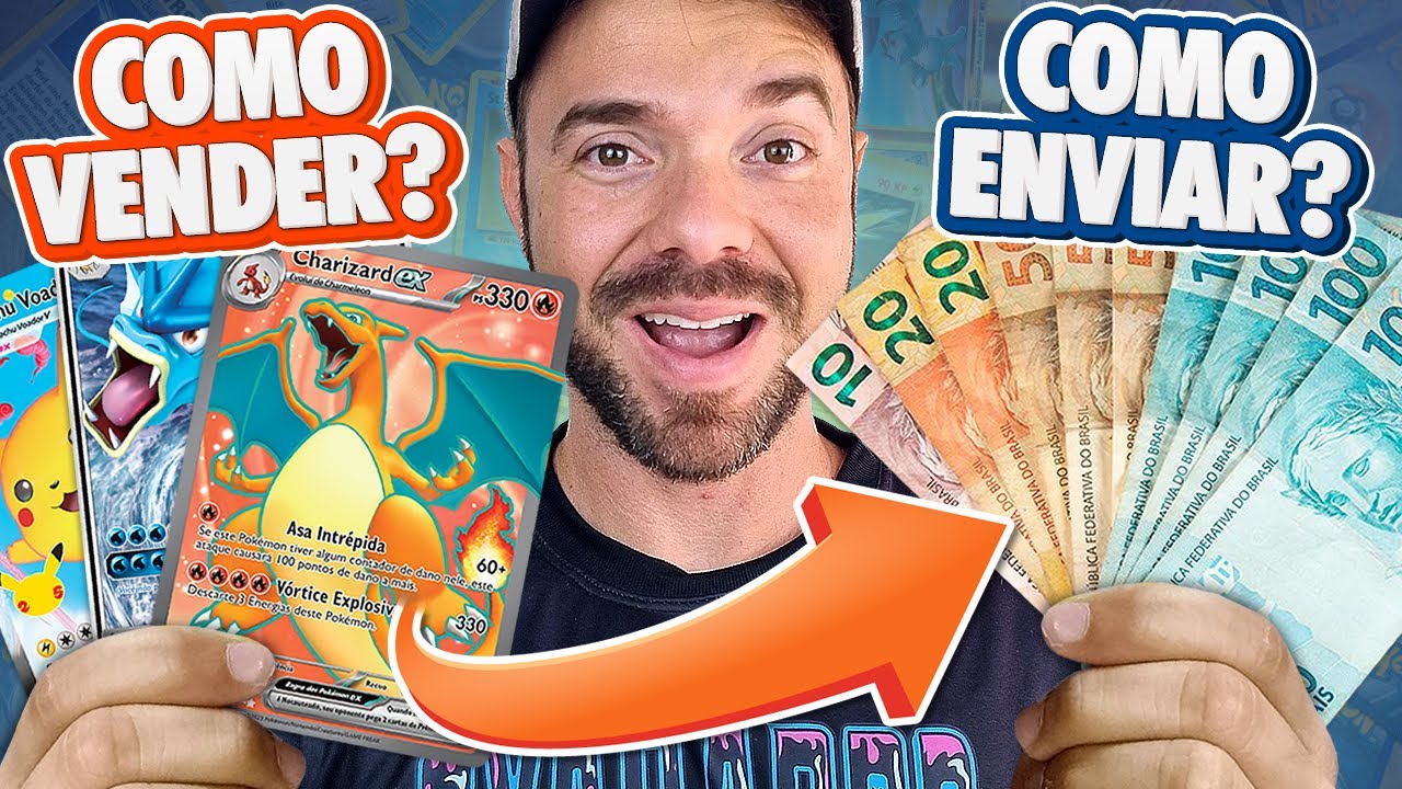 Como VENDER e ENVIAR suas cartas pokemon! Investimento Pokemon!