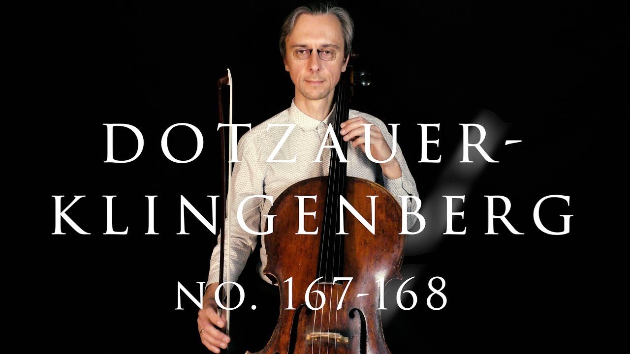 Dotzauer Klingenberg Cello Method Vol. 2 167 - 168