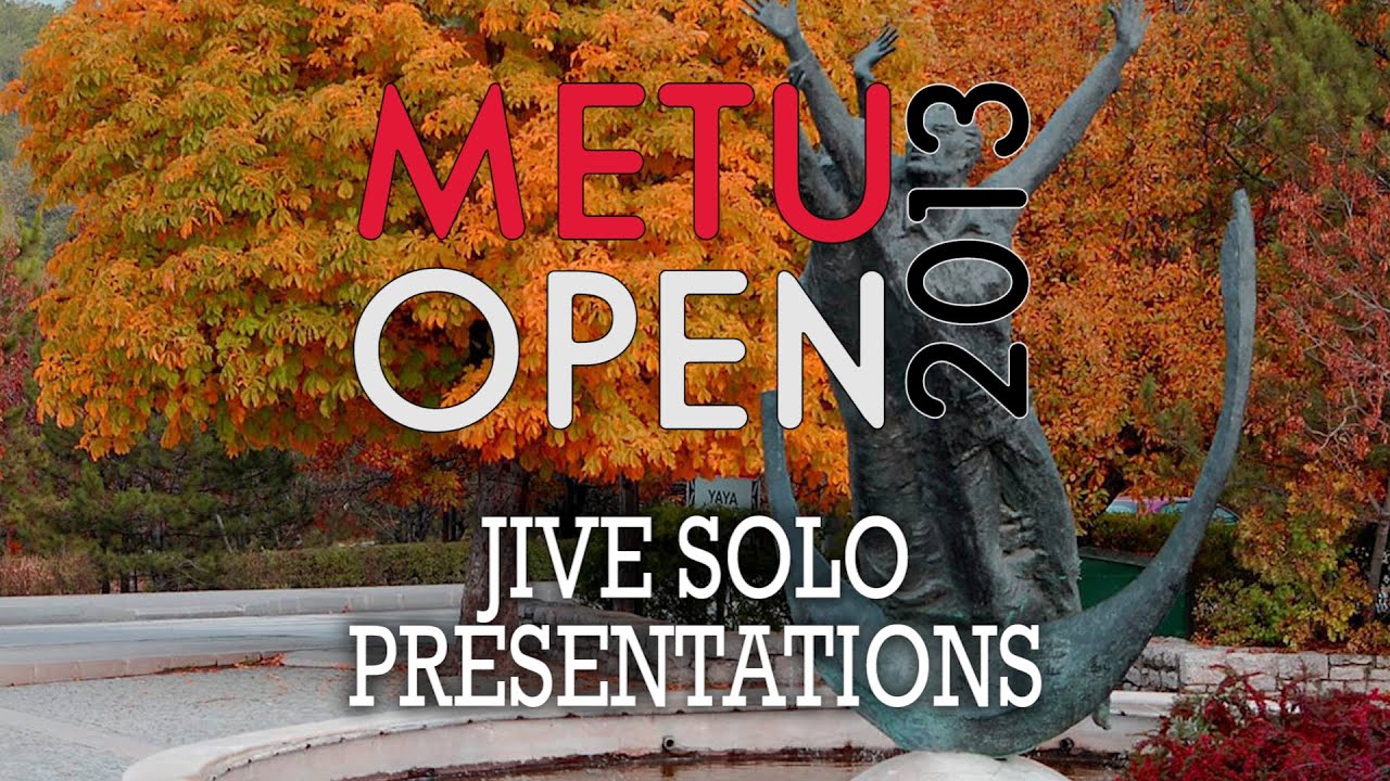 METU OPEN 2013 WDSF World Open LA | Jive Solo | Fedor Polyanskiy - Dina Akhmetgareeva
