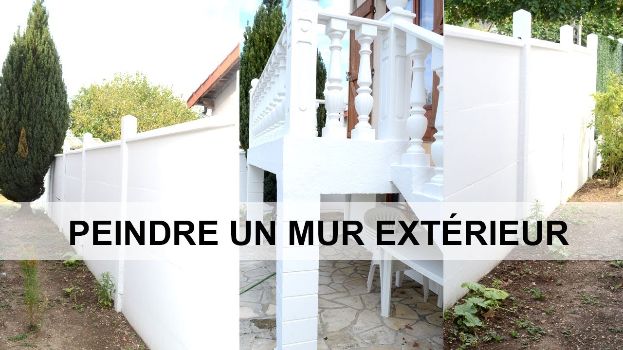COMMENT PEINDRE UN MUR EXTÉRIEUR | DIY DECO EXTÉRIEUR