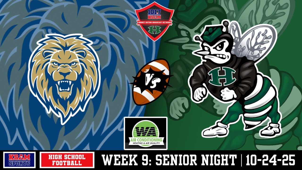 Lake Creek Lions vs. Huntsville Hornets - SENIOR NIGHT! - #txhsfb on KSAM Sports