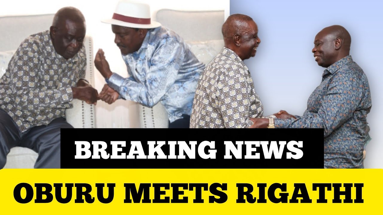 DEAD ON ARRIVAL !!! Desperate Opposition leaders now meets Oburu for 2027