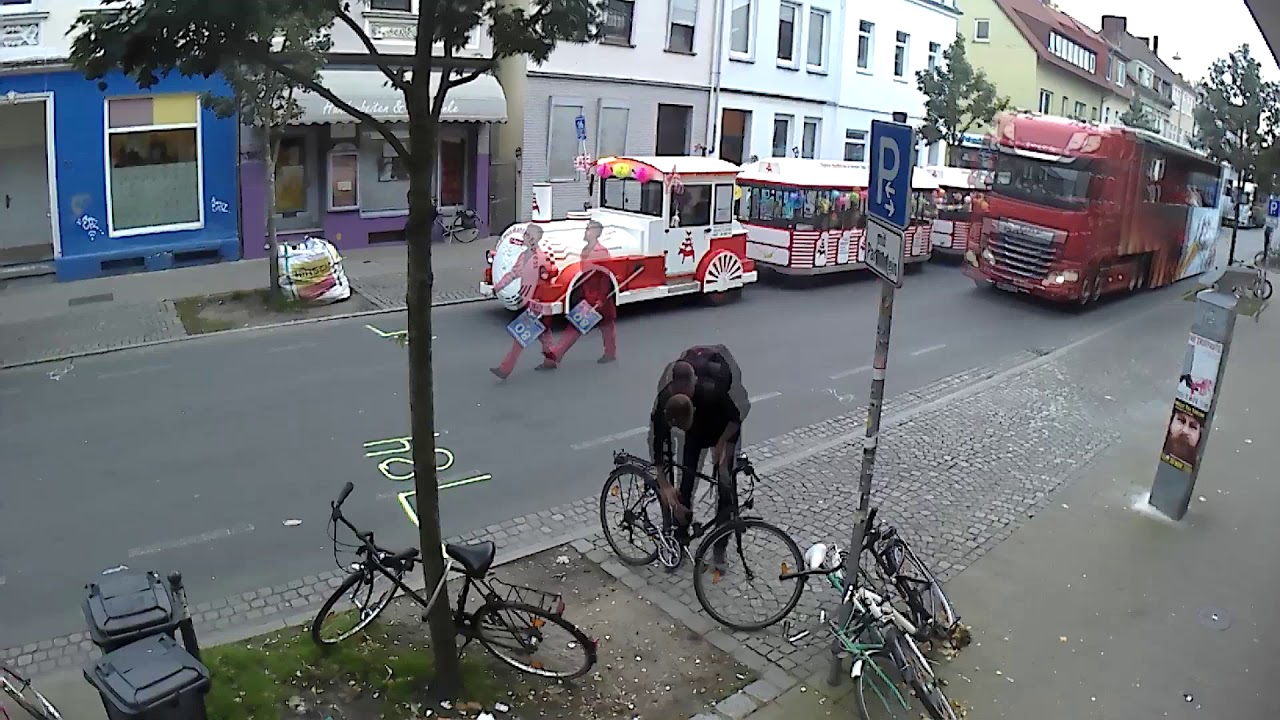 Zeitraffer Aufbau Freimarktsumzug 2019