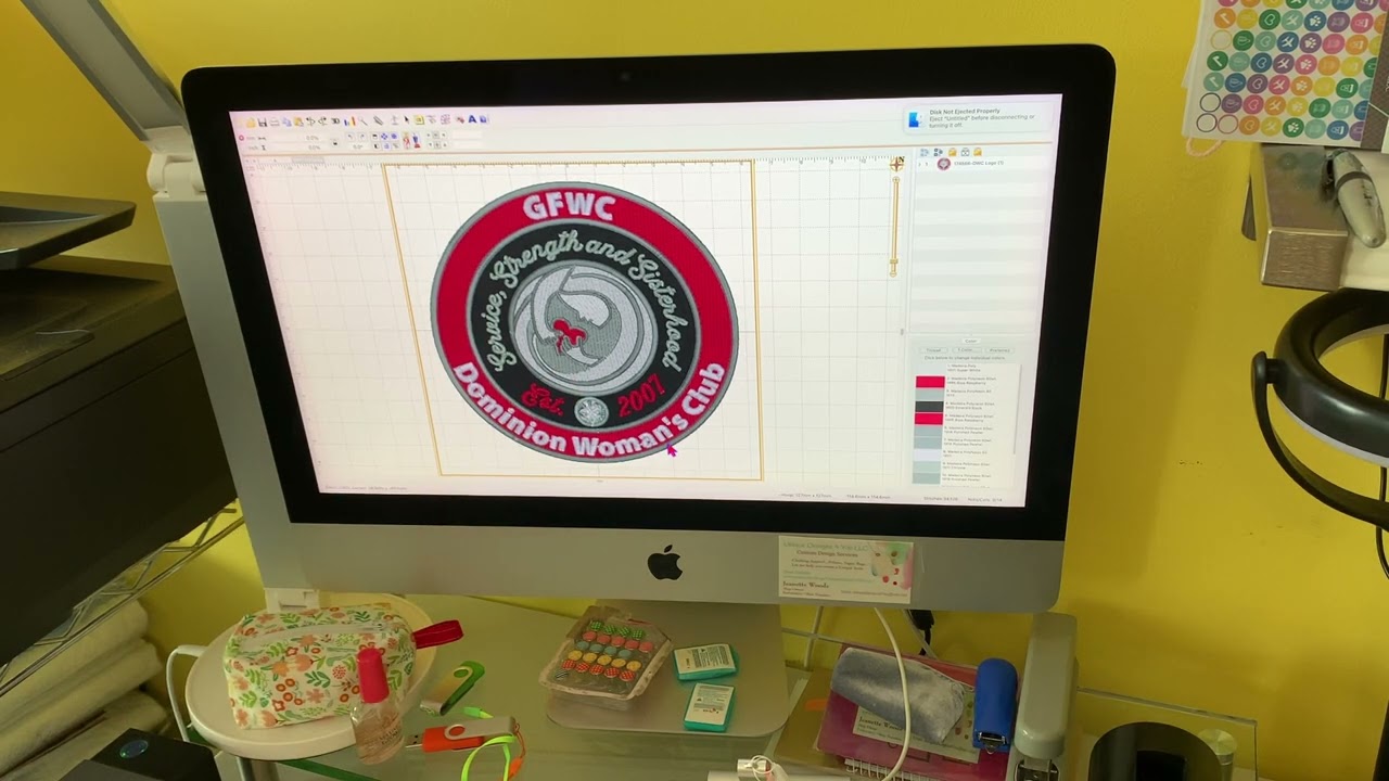 How I make Make Patches with Heat Seal Poly Twill Fabric!
