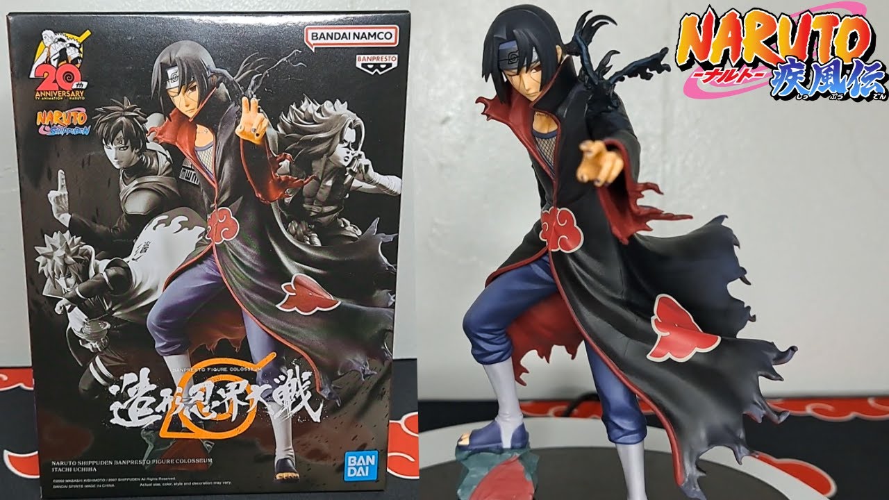 Itachi Uchiha - Banpresto Figure Colosseum Statue - Naruto Shippuden - Unboxing and Review