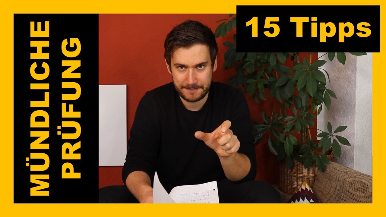 mündliche Prüfung | 15 Tipps für Deinen Erfolg in der mündlichen Prüfung | Prüfungsvorbereitung