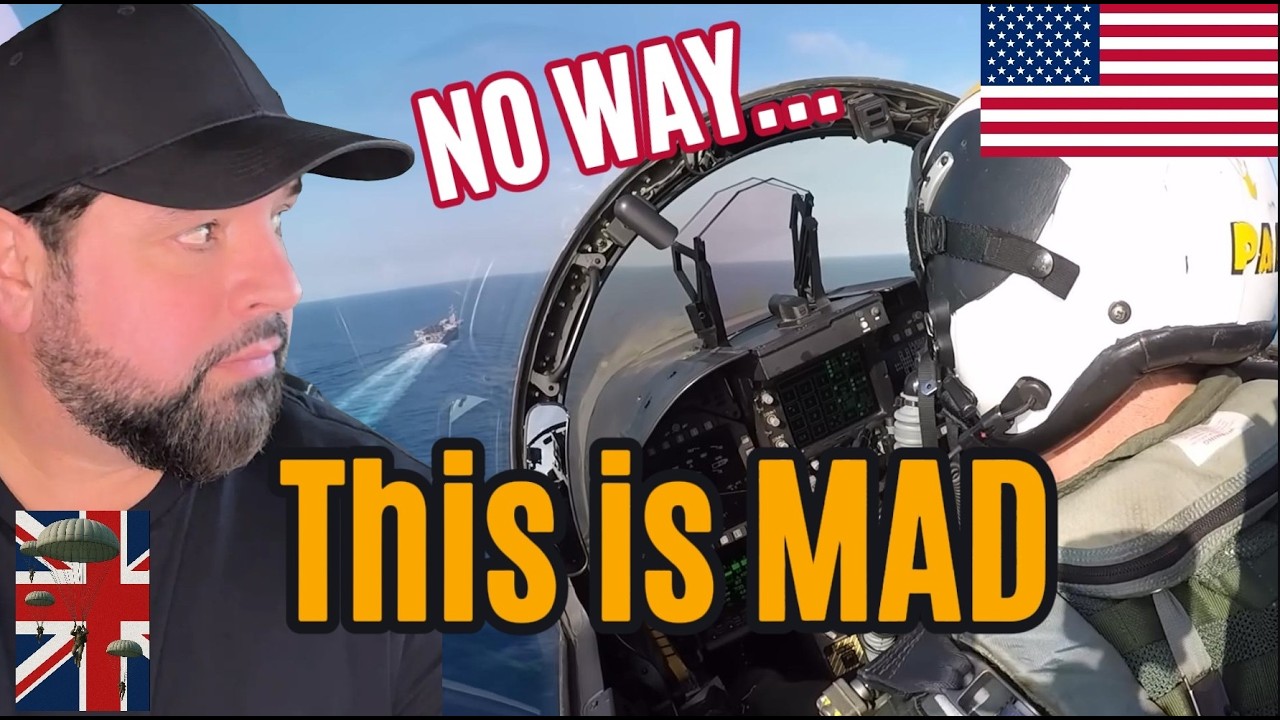 INSANE US Navy Fighter Jet Carrier Landing | British Airborne Veteran Reacts