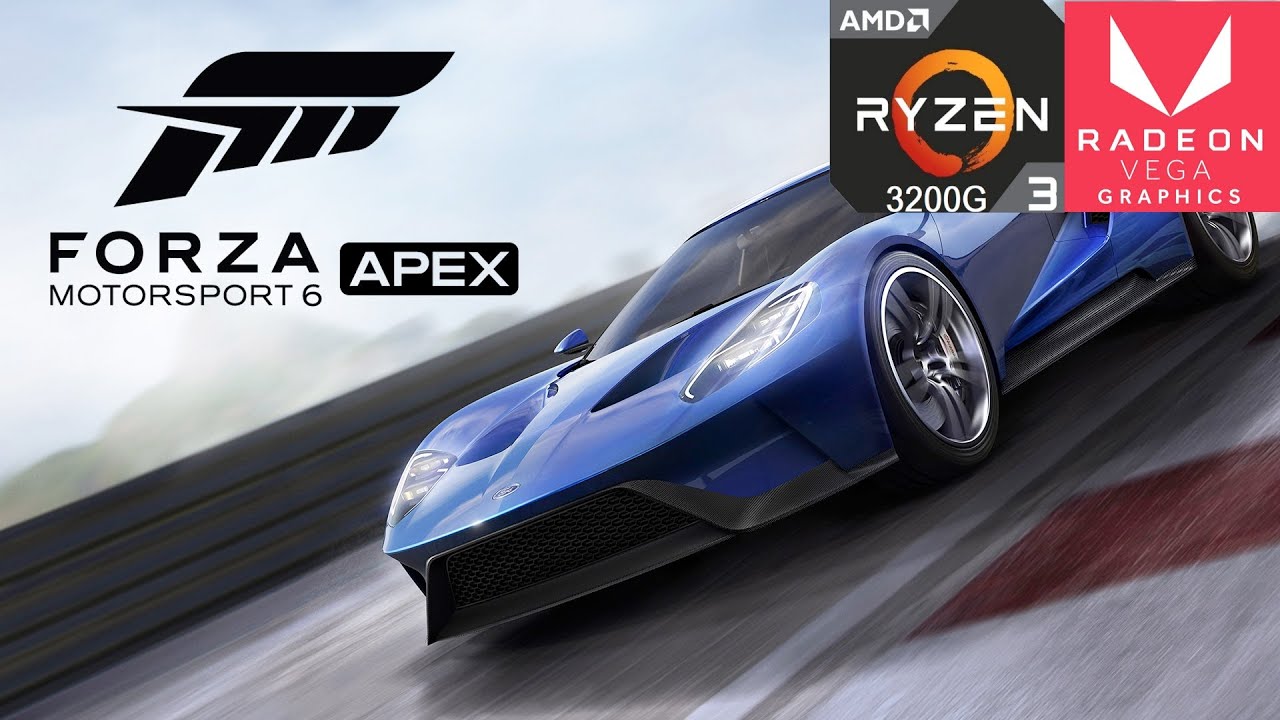 Forza Motorsport 6 Apex PC Ryzen 3 3200G | Vega 8 | 16GB Ram | Med Settings | 1080p | Windows 11