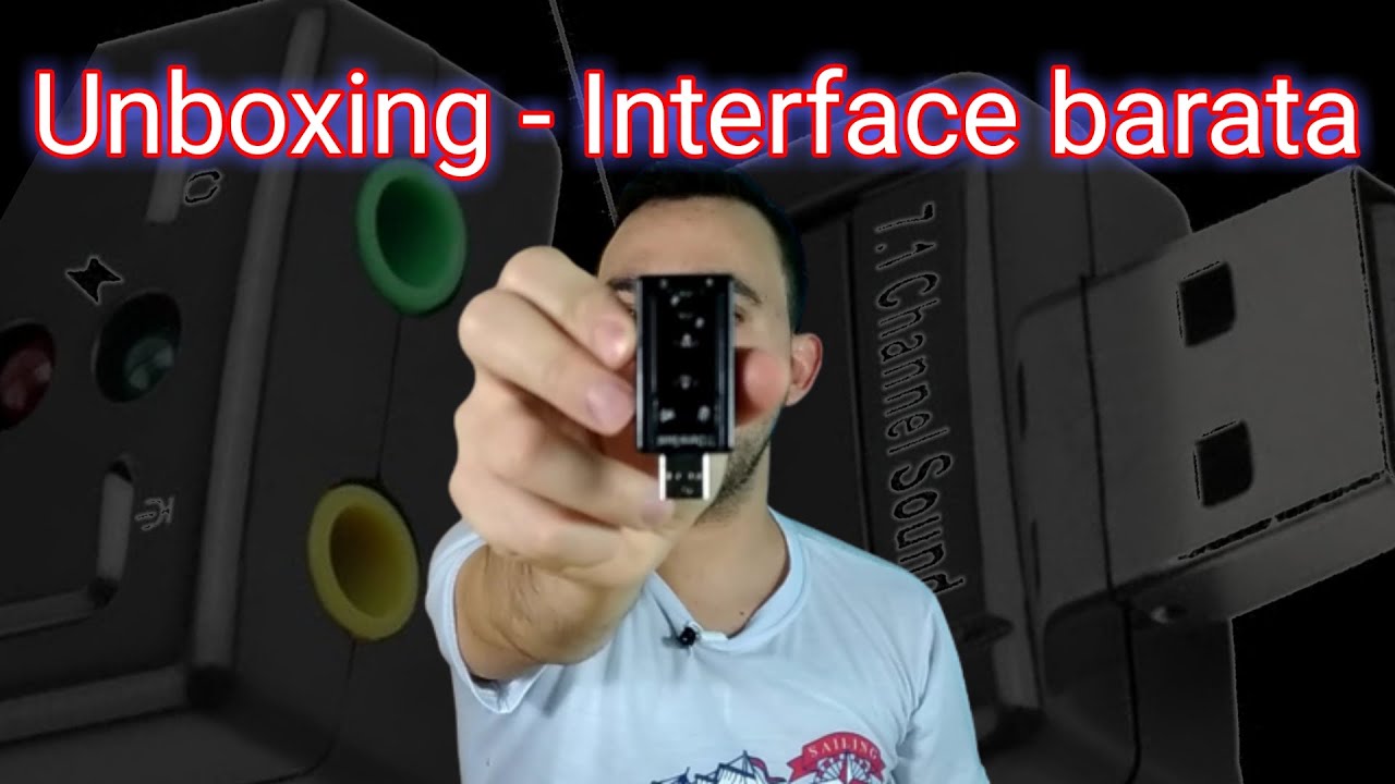 INTERFACE USB 7.1, a placa de &aacute;udio mais barata do mundo